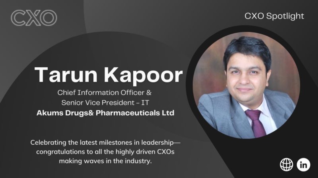 In the CXO Spotlight: Tarun Kapoor