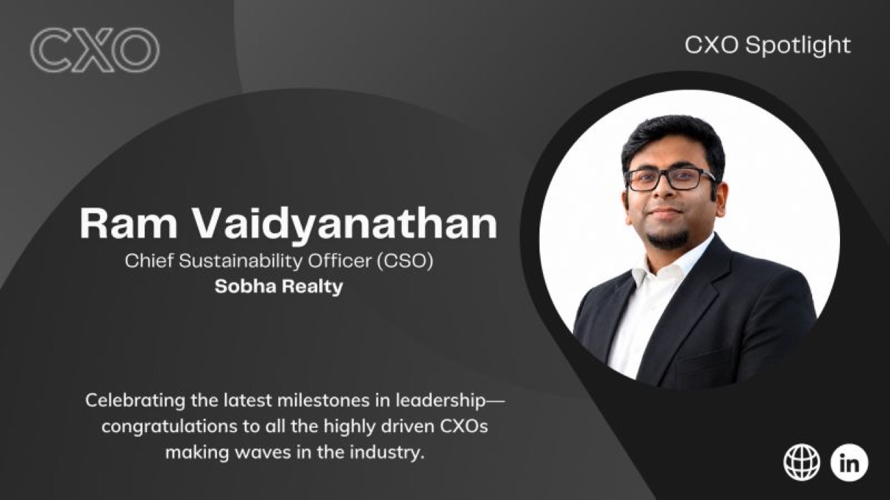 CXO India proudly congratulates Ram Vaidyanathan on his appointment as the Chief…